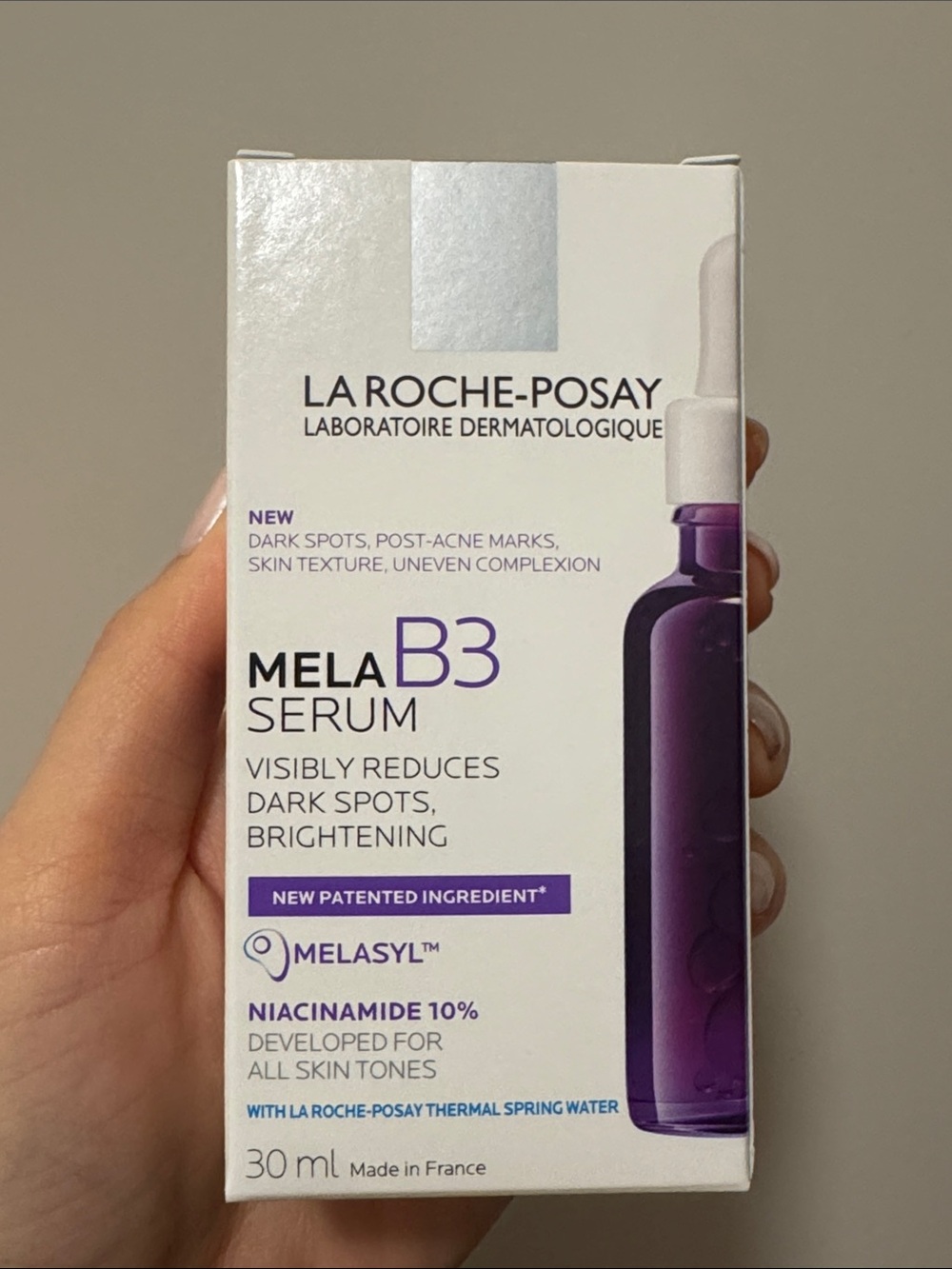 La Roche-Posay Mela B3 Serum — Purple & White Brightening Niacinamide Serum